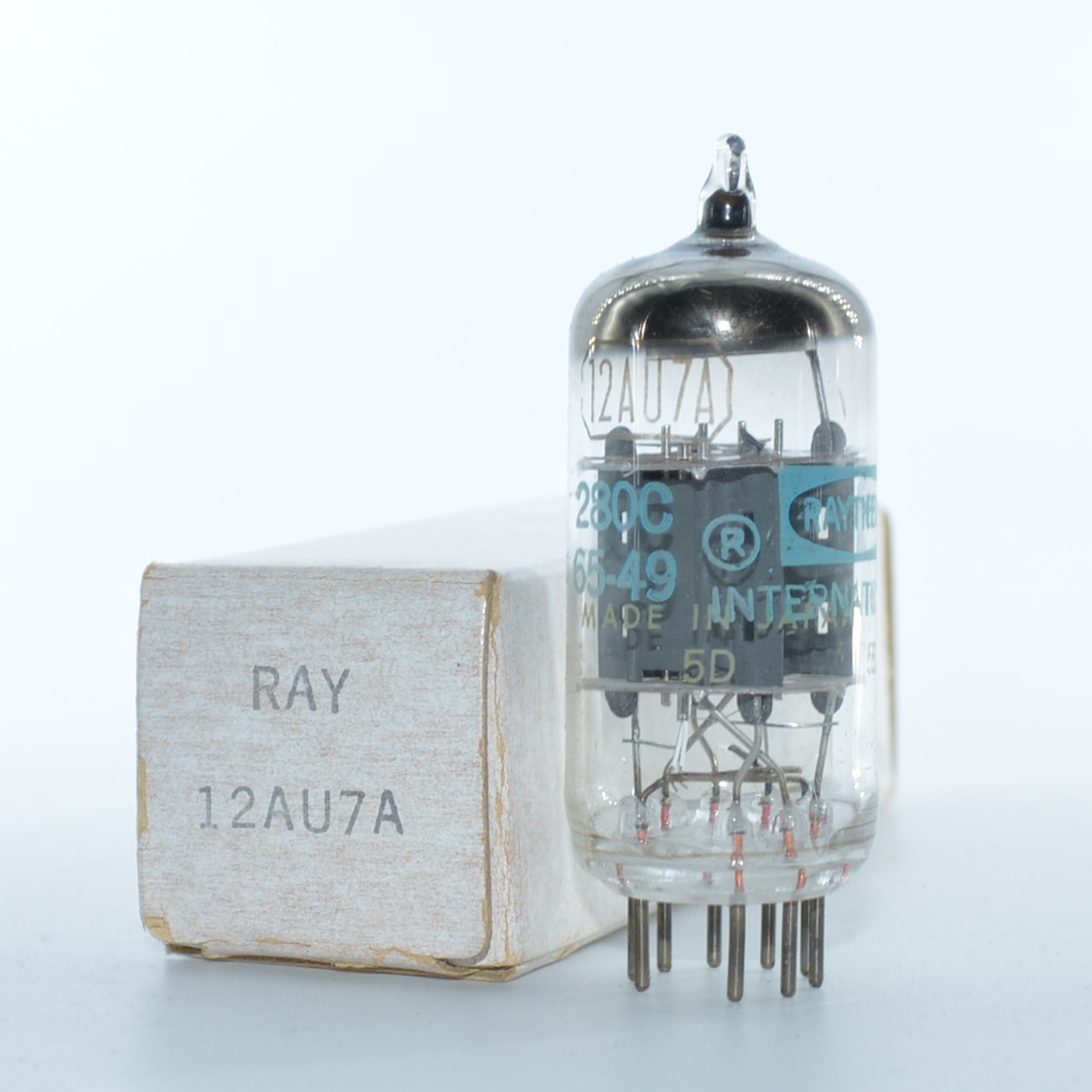 6189 (ECC82, 12au7) GE Matched Pair. Vacuum Tube, Lampe, Röhre, Valve