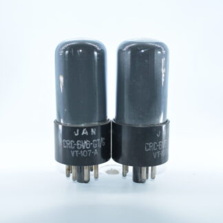 RCA JAN-CRC-6V6GT/G Matched Pair
